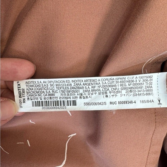 Zara  tan Crew Neck Bishop Sleeve Sweater - Picture 13 of 13